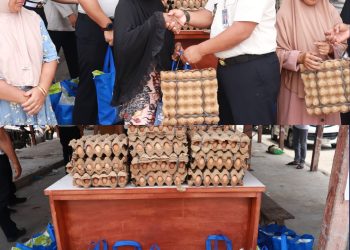 Kepedulian Bersama, Lapas Pasir Pangarayan Salurkan Bansos untuk Korban Kebakaran di Rohul