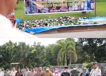 Sinergi Forkopimda: Kalapas Pasir Pangarayan Hadiri Pemusnahan Barang Bukti Hasil Penegakan Perda 2025