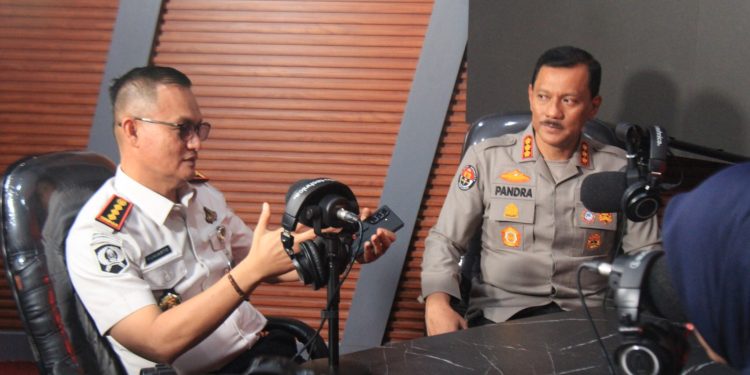 Wujudkan Kolaborasi Positif, Kepala Lapas Pekanbaru Sambangi Kabid Humas Polda Riau