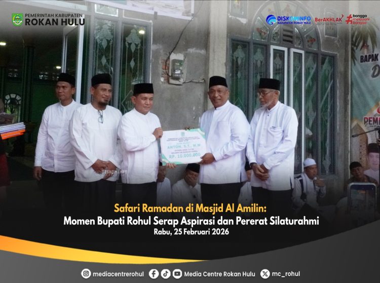 Safari Ramadan di Masjid Al Amilin: Momen Bupati Rohul Serap Aspirasi dan Pererat Silaturahmi