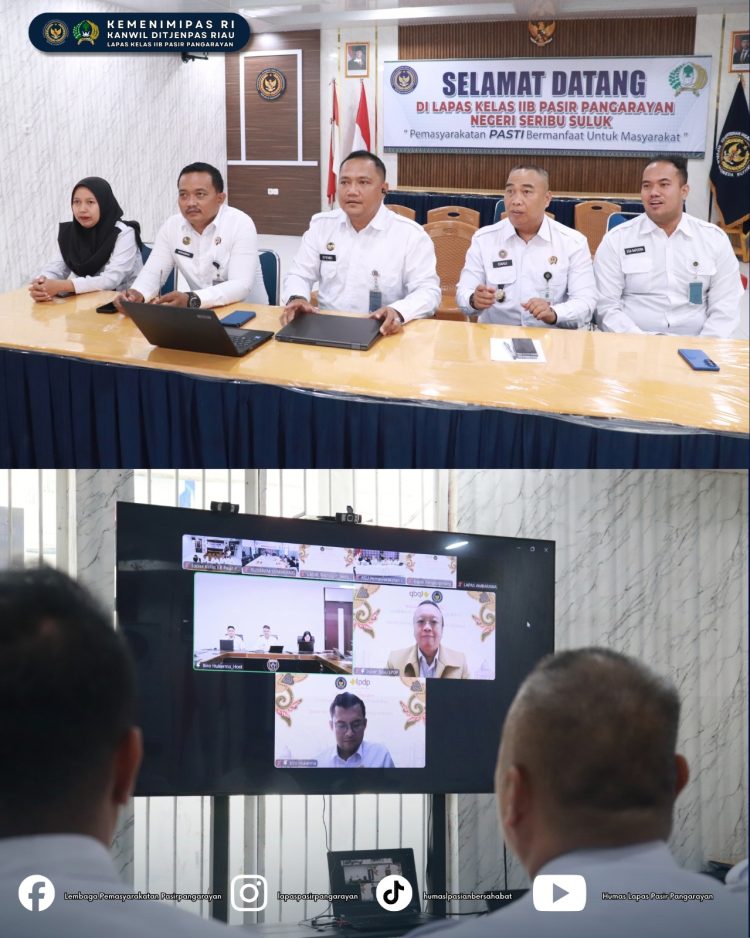 Lapas Pasir Pangarayan Ikuti Sosialisasi Beasiswa LPDP, Kalapas Dorong Jajaran Manfaatkan Kesempatan Studi Lanjut