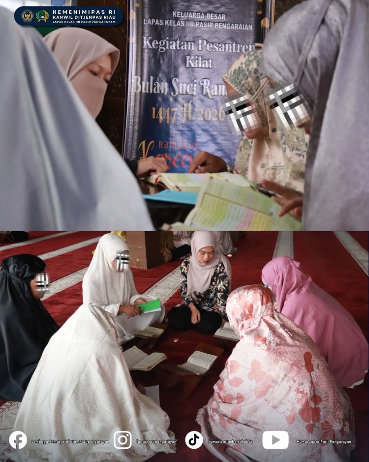 Pesantren Kilat Ramadan, Lapas Pasir Pangarayan Perkuat Pembinaan Kepribadian Warga Binaan