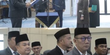 Pj Sekretaris Daerah Kota Pekanbaru, Ingot Ahmad Hutasuhut Lantik 25 Pejabat Eselon III dan IV 