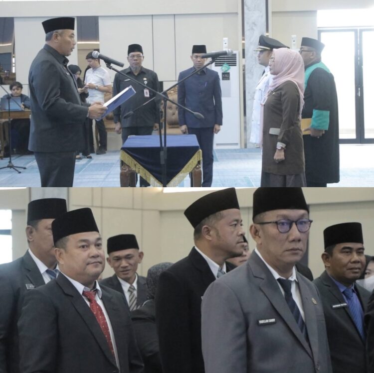 Pj Sekretaris Daerah Kota Pekanbaru, Ingot Ahmad Hutasuhut Lantik 25 Pejabat Eselon III dan IV