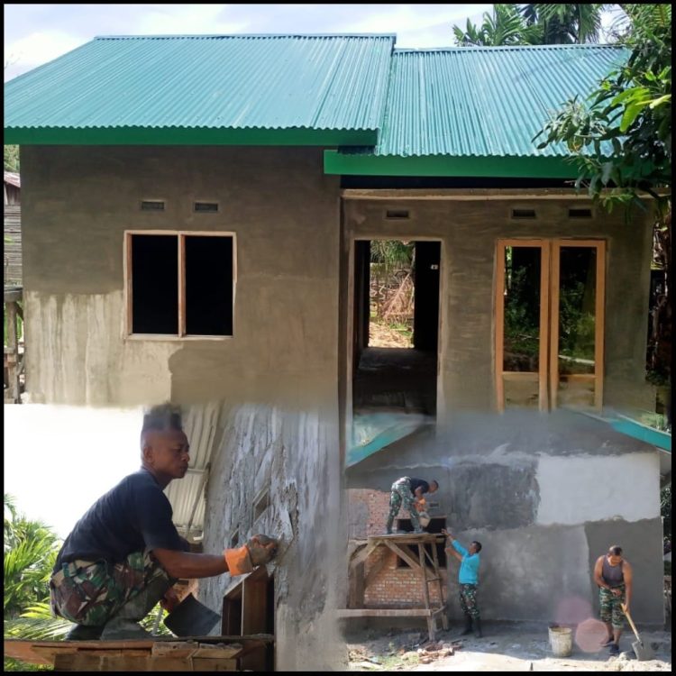 Progres RTLH Capai 83 Persen, Rumah Ibu Sarianis Mulai Nyaman Dihuni Berkat Sentuhan TMMD