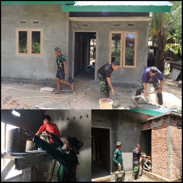 Progres RTLH Capai 85 Persen, Rumah Ibu Sarianis Kian Layak Huni di Tenayan Raya