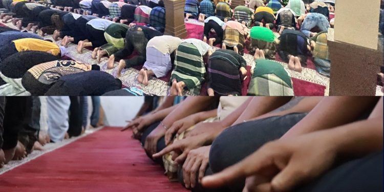 Tingkatkan Keimanan di Bulan Ramadan, Lapas Pasir Pangarayan Gelar Salat Gerhana dan Rangkaian Ibadah Malam