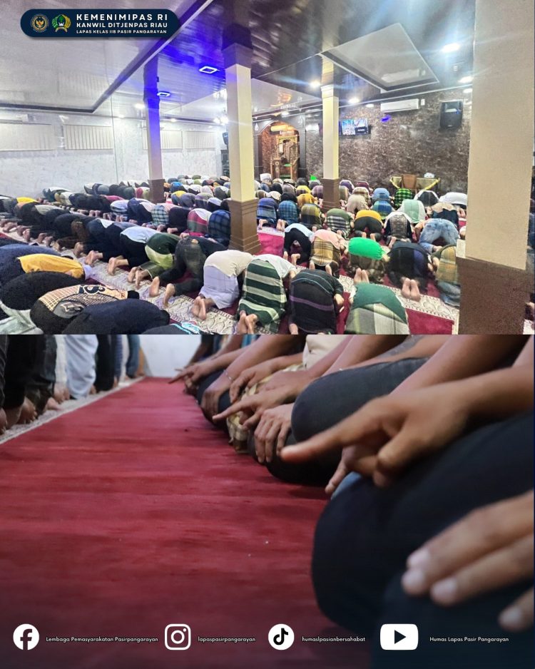 Tingkatkan Keimanan di Bulan Ramadan, Lapas Pasir Pangarayan Gelar Salat Gerhana dan Rangkaian Ibadah Malam