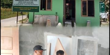 Satgas TMMD ke-127 Kodim 0301/Pekanbaru Kebut RTLH Saudi Alfa Seri, Progres Capai 90 Persen