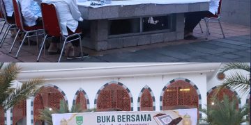 Lapas Pasir Pangarayan Hadiri Peringatan Nuzulul Qur’an dan Buka Puasa Bersama di Islamic Centre Rohul
