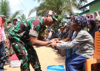 Satgas TMMD Kodim 0301/Pekanbaru Terima Kunjungan Tim Wasev di Tuah Negeri