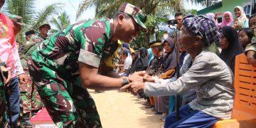 Satgas TMMD Kodim 0301/Pekanbaru Terima Kunjungan Tim Wasev di Tuah Negeri