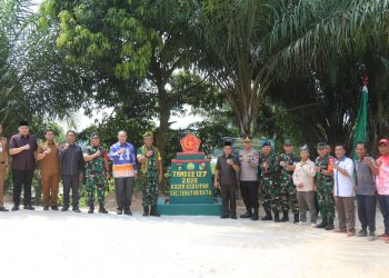 Tim Wasev Tinjau Sasaran Fisik TMMD ke-127 Kodim 0301/Pekanbaru