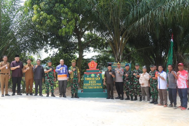 Tim Wasev Tinjau Sasaran Fisik TMMD ke-127 Kodim 0301/Pekanbaru