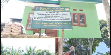 Pengerjaan Kamar Tambahan, RTLH Almarhum Yudarfis Capai 94 Persen