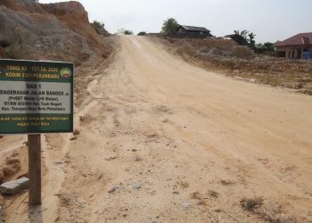 Akses Warga Kini Lebih Mudah, TMMD Kodim 0301/Pekanbaru Rampungkan Pengerasan Sejumlah Jalan