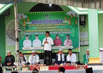 Safari Ramadhan di Rokan Hulu: Berbagi Berkah, Wujudkan Rohul Maju, Bangun Desa Prioritas!