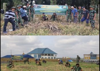 Langkah Nyata TMMD ke-127, TNI dan Warga Tanam Jagung, Cabai, dan Ubi
