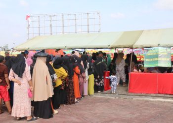 Bazar Pangan Murah dan Pengobatan Gratis Semarakkan Penutupan TMMD ke-127 Kodim 0301/Pekanbaru