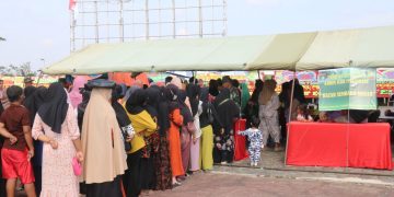 Bazar Pangan Murah dan Pengobatan Gratis Semarakkan Penutupan TMMD ke-127 Kodim 0301/Pekanbaru