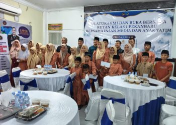 Silaturahmi dan Buka Bersama Rutan Kelas I Pekanbaru Bersama Insan Media dan Anak Yatim