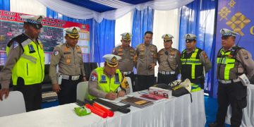 Pastikan Kesiapan Pengamanan Mudik Operasi Ketupat Lancang Kuning 2026, Dirlantas Cek Pos Pam dan Pos Yan di Pekanbaru