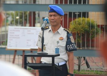 Apel Pagi Lapas Pekanbaru, Kasubag TU Ingatkan Pentingnya Disiplin dan Integritas Petugas