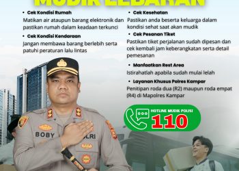 Hati Tenang Saat Mudik, Polres Kampar Siap Jaga Kendaraan dan Rumahmu