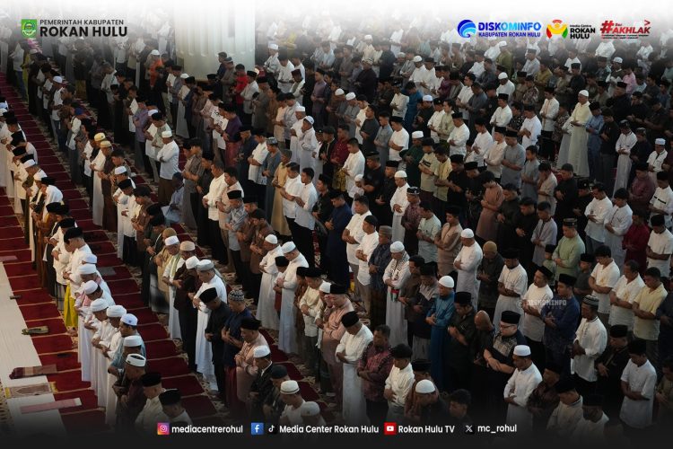Pemerintah Kabupaten Rokan Hulu Gelar Shalat Idul Fitri 1447 H di Masjid Agung Islamic Center