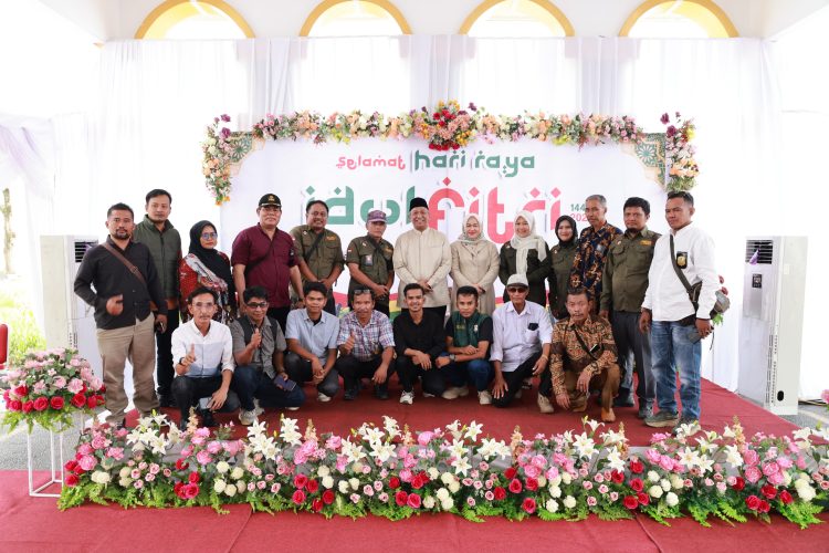 Silaturahmi Insan Pers Rohul Perkuat Sinergi Saat Halal Bihalal Pemkab Rohul