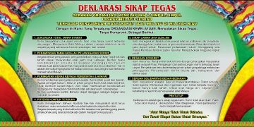 Seruan Deklarasi,Bersatu Memperjuangkan Tanah Ulayat dan Hak Masyarakat Adat