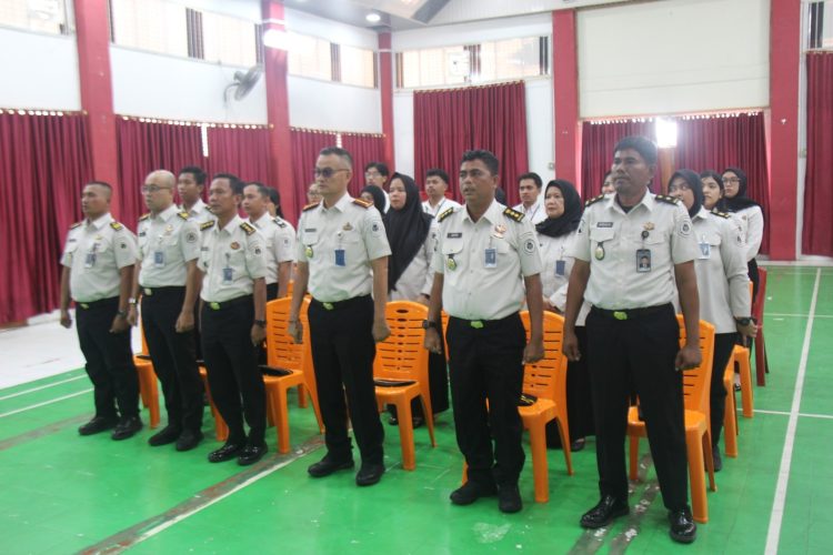 Langkah Baru Kemenimipas, Lapas Pekanbaru Ikuti Pelantikan Pimpinan Tinggi Madya