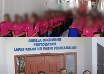 Dalam Pembinaan Kepribadian, Warga Binaan Lapas Pasir Pangarayan Ikuti Ibadah Online Paskah