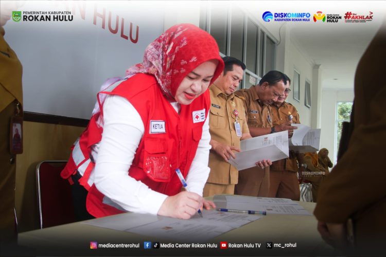 Atasi Krisis Stok Darah, PMI Rokan Hulu Gandeng Seluruh OPD Lewat MOU Strategis