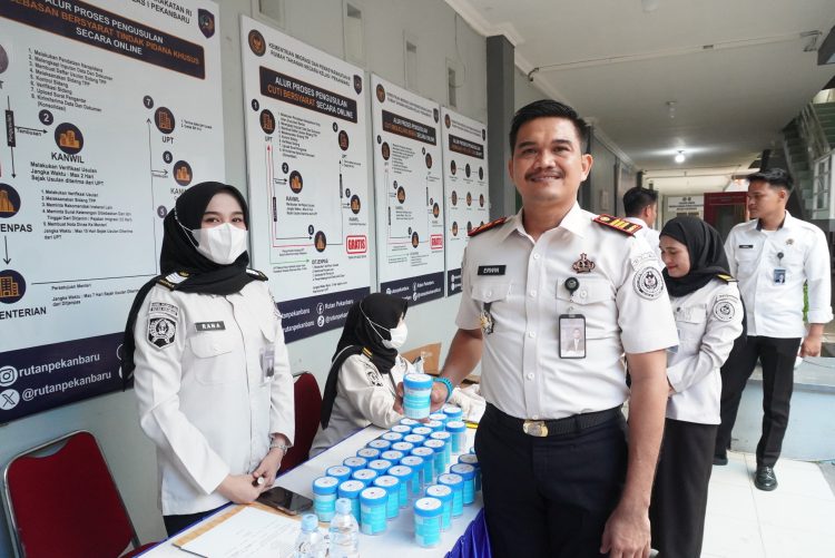 Razia Serentak dan Tes Urine Sambut HBP ke-62, Rutan Pekanbaru Tegaskan Perang Melawan Halinar