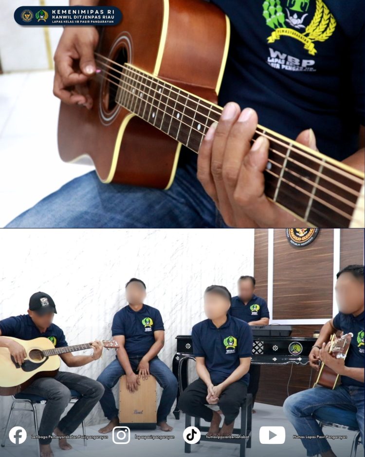 Warga Binaan Lapas Pasir Pangarayan Ciptakan Lagu “Ampunan” dalam Lomba Cipta Lagu Pemasyarakatan