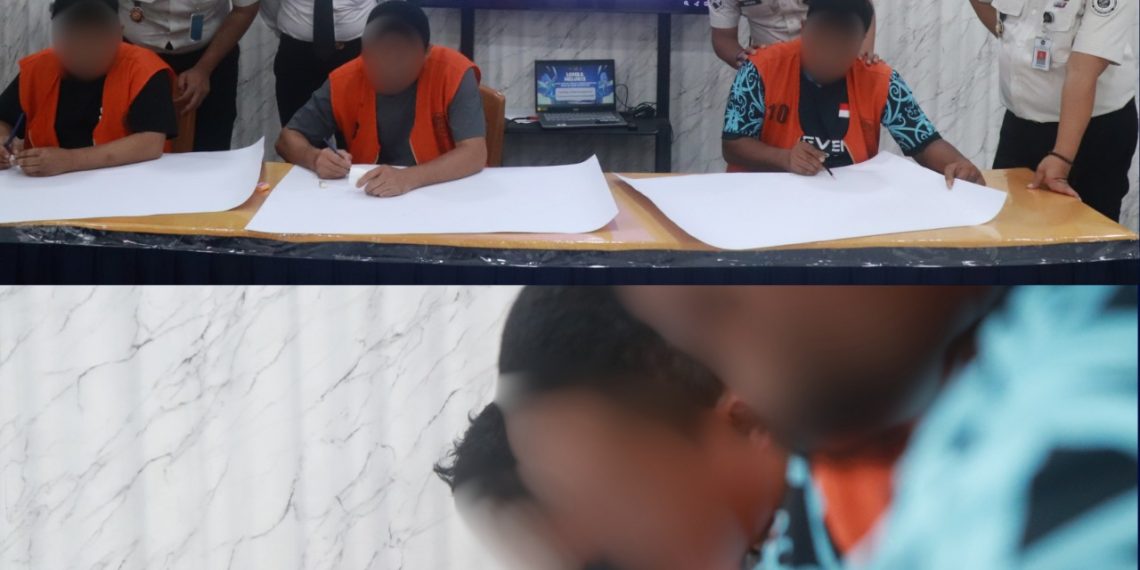 Warga Binaan Lapas Pasir Pangarayan Ikuti Lomba Melukis Tema Ketahanan Pangan dalam Rangka HBP ke-62