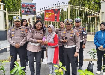 Ribuan Warga CFD Teredukasi! Ditlantas Polda Riau Kampanyekan Tertib Lalu Lintas dan Tanam Kepedulian Lingkungan