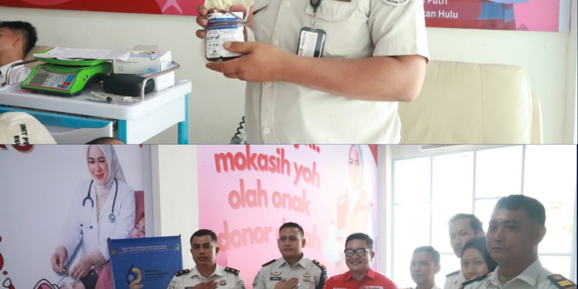 Lapas Pasir Pangarayan Gelar Donor Darah di PMI Rokan Hulu, Wujud Kepedulian dalam HBP ke-62