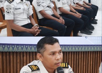 Kalapas Pasir Pangarayan Ikuti Apel Ikrar Bebas dari Peredaran Narkoba dan HP di Lingkungan Kanwil Ditjenpas Riau