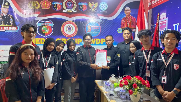 UKM-F PSBH Unila dan PWDPI Teken MoU Media Partner