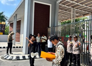 FOPAM-RIAU Gelar Aksi, Desak Pengusutan Dugaan Pencemaran dan Penyimpangan di DLH Rohil