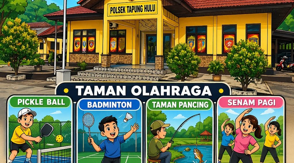 Gebrakan Iptu Riko Rizki Mazri: Sulap Halaman Polsek Jadi ‘Pabrik’ Kesehatan Rakyat!   