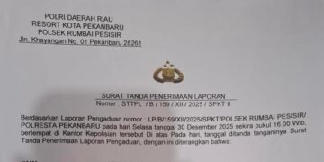 Bongkar Perselingkuhan Istri dengan Tetangga, Warga Rumbai Polisikan Terlapor Berinisial ISY