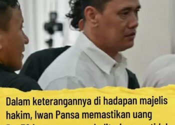 Iwan Pansa Dapat Apresiasi Jaksa dan Tepuk Tangan Pengunjung Sidang