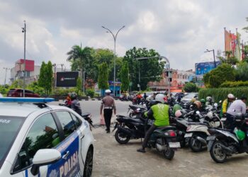 Antisipasi Lonjakan Arus Long Weekend, Ditlantas Polda Riau Sebar Personel di Titik Rawan