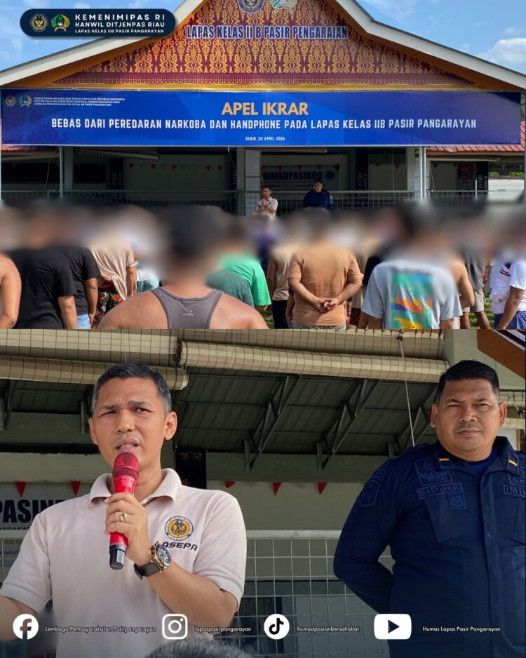 Lapas Pasir Pangarayan Gelar Sambung Rasa, Ajak Warga Binaan Aktif Ikuti Pembinaan