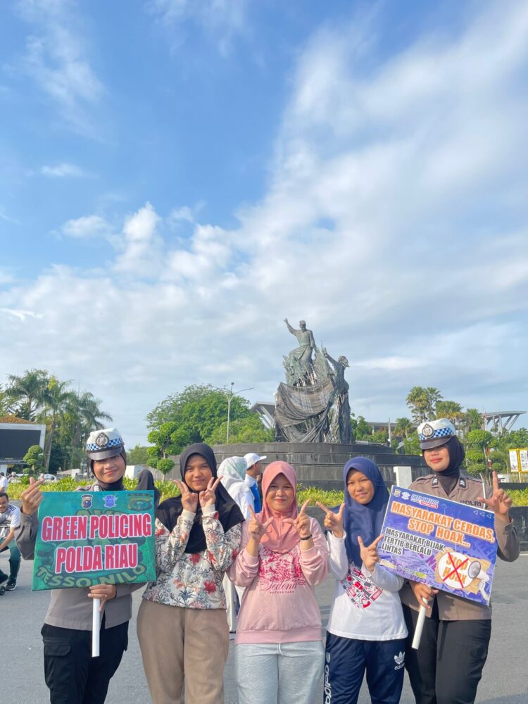 CFD Pekanbaru Lebih Aman dan Nyaman, Polantas Perkuat Kamtibmas dan Kesadaran Berlalu Lintas