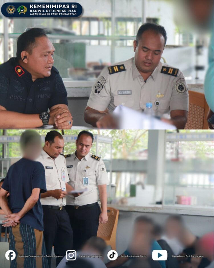 Lapas Pasir Pangarayan Laksanakan Layanan Pemantauan Pengurusan Integrasi bagi Warga Binaan