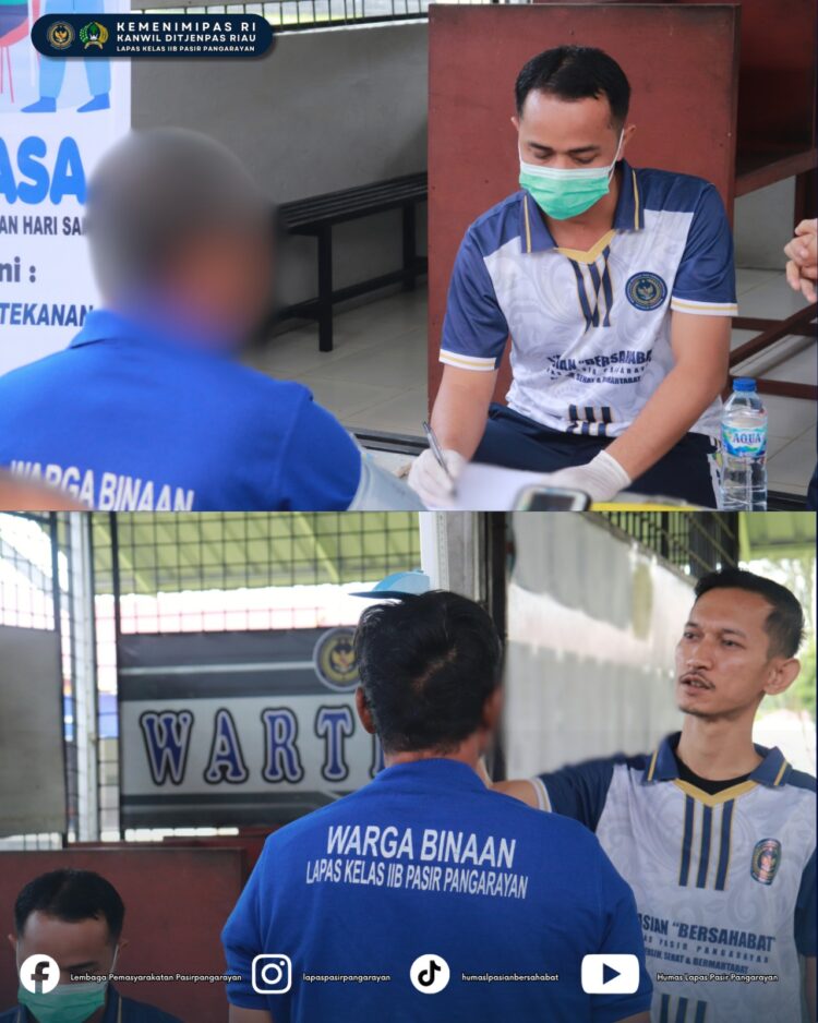 Lapas Pasir Pangarayan Hadirkan Program PERKASA, Penuhi Hak Layanan Kesehatan bagi Warga Binaan